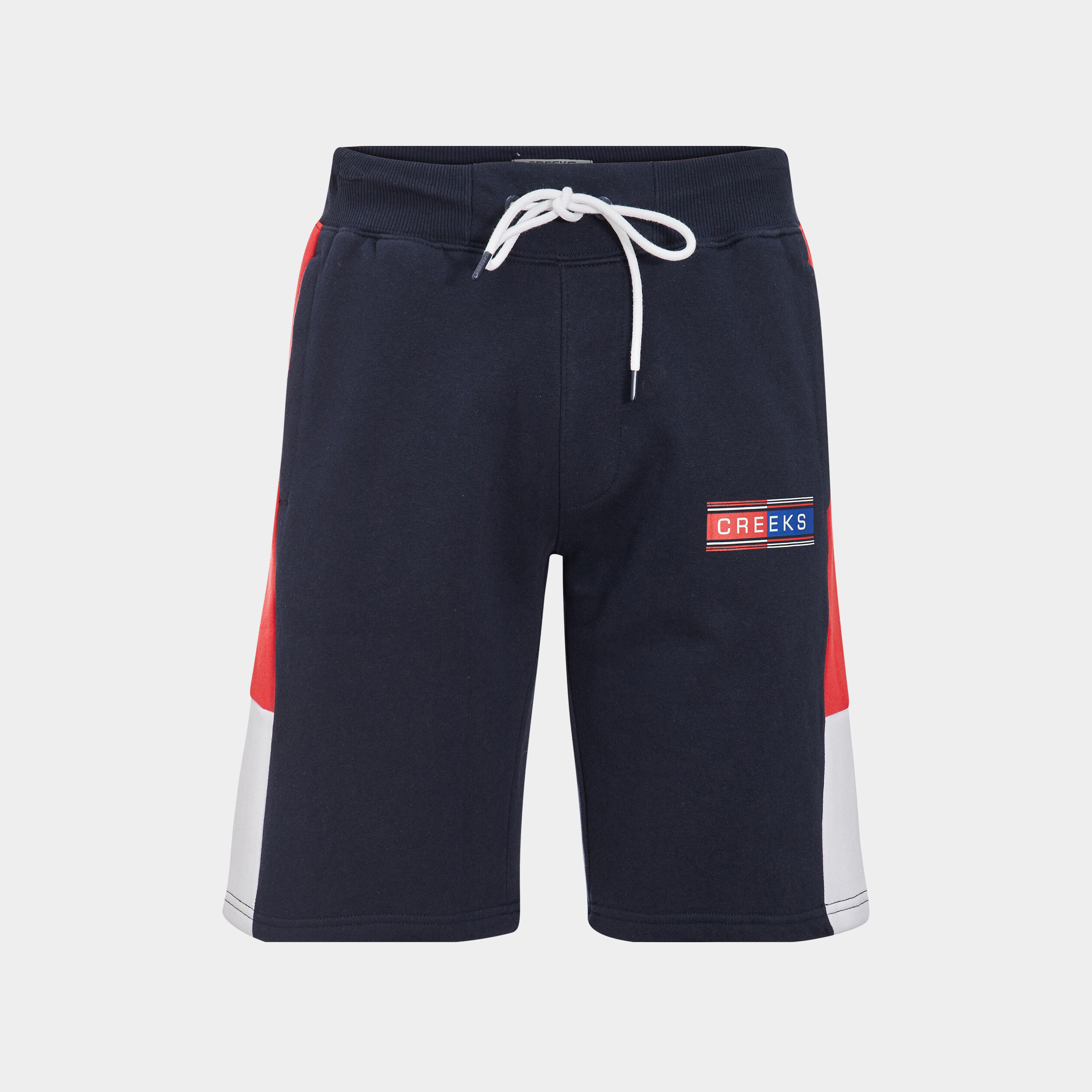 Jogging-Short droit à coulisse Creeks bleu marine homme | La Halle