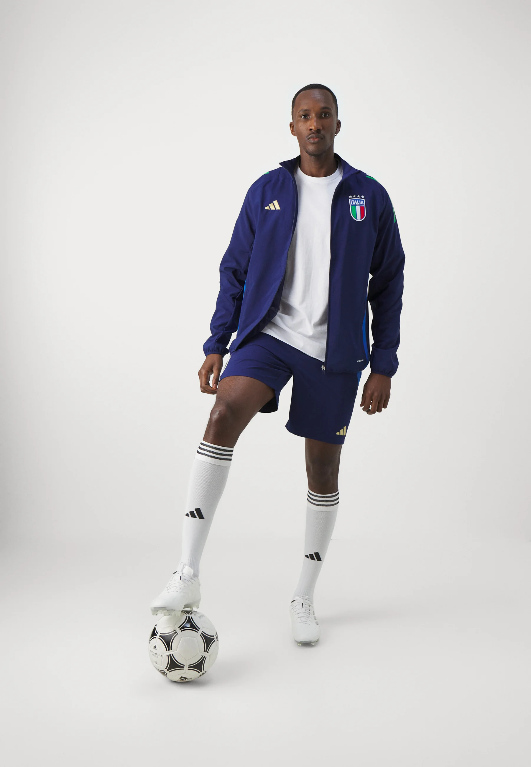 Chaqueta de presentación adidas Performance ITALIA FIGC - Selección Nacional
