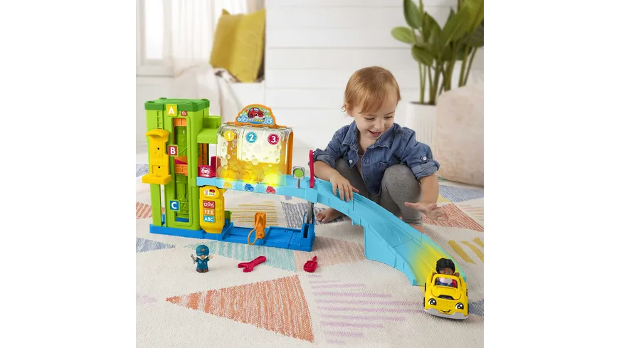 Fisher-Price Little People Auto Waschwerkstatt (D)