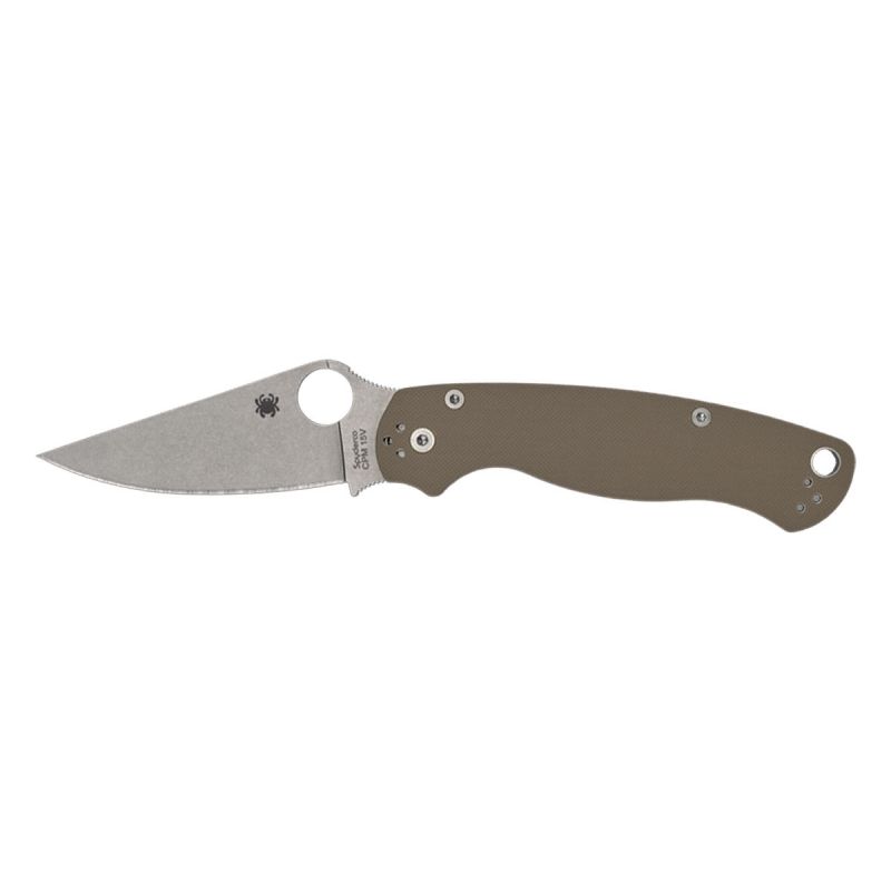 Spyderco Para Military 2 G-10 Brown Plain C81GPBM15V2