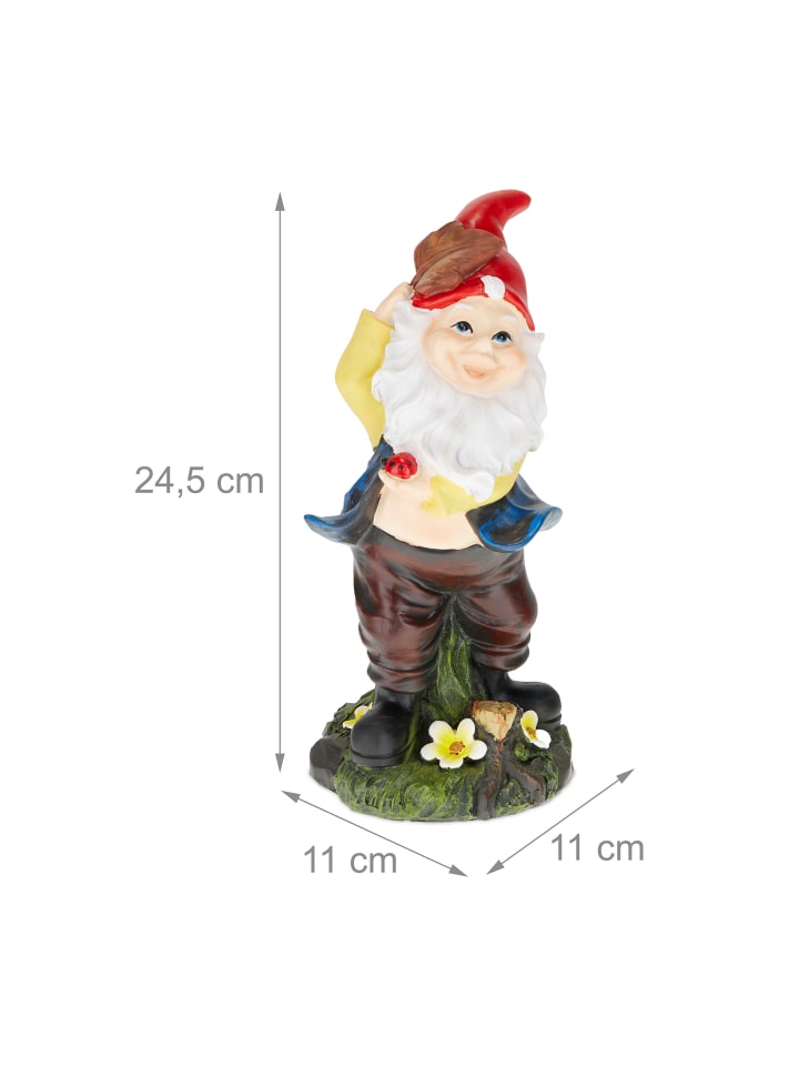 relaxdays Gartenzwerg in Bunt günstig kaufen onesize