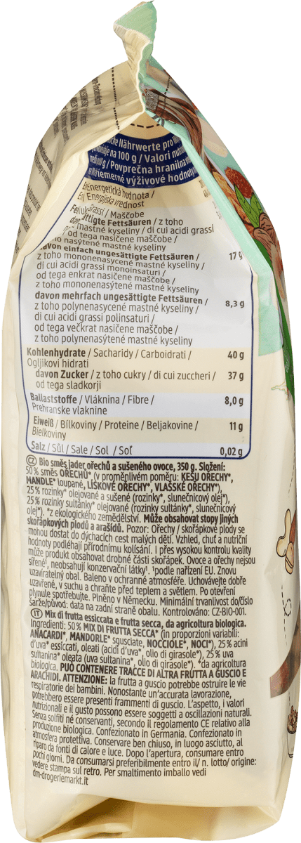 Nuss- & Trockenfrüchtemischung, Studentenfutter, 350 g