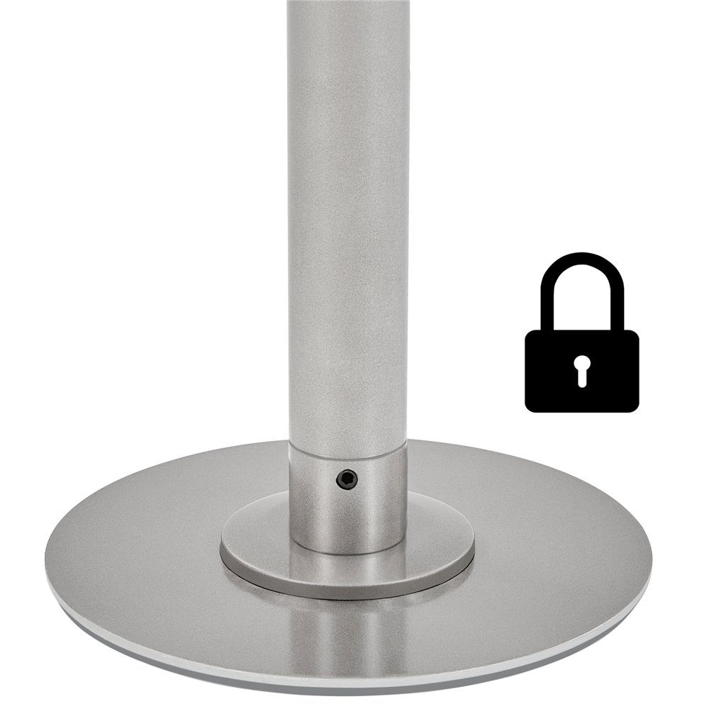 Yaheetech Pole Dance Stange, Tanzstange 45 mm, 225 bis 274,5 cm Höhenverstellbar, Strip Stange