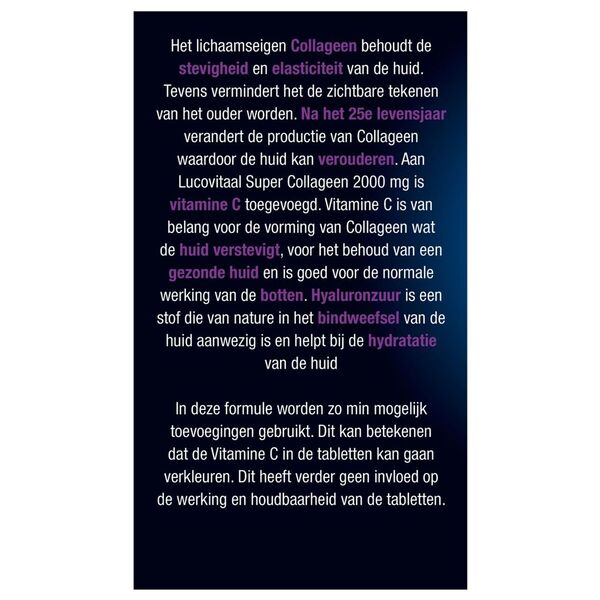 Lucovitaal Super Collagen 2000mg tabletta 60 darab