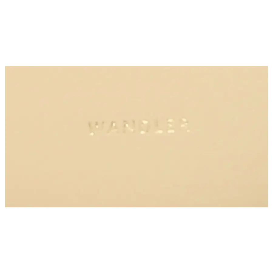 Wandler - Handtasche HORTENSIA MEDIUM Kalbsleder - beige
