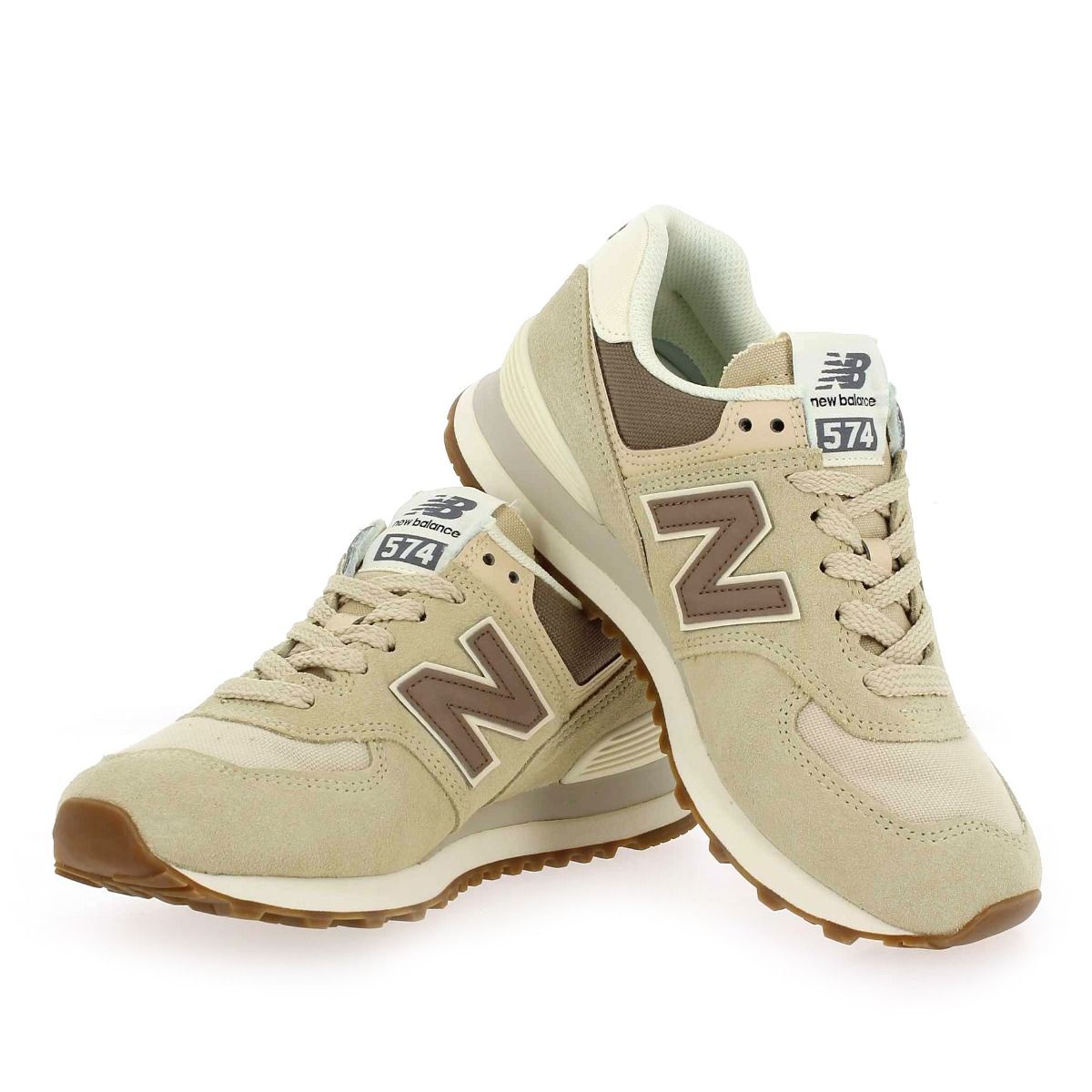New Balance  WL574NS2 - Beige Marron