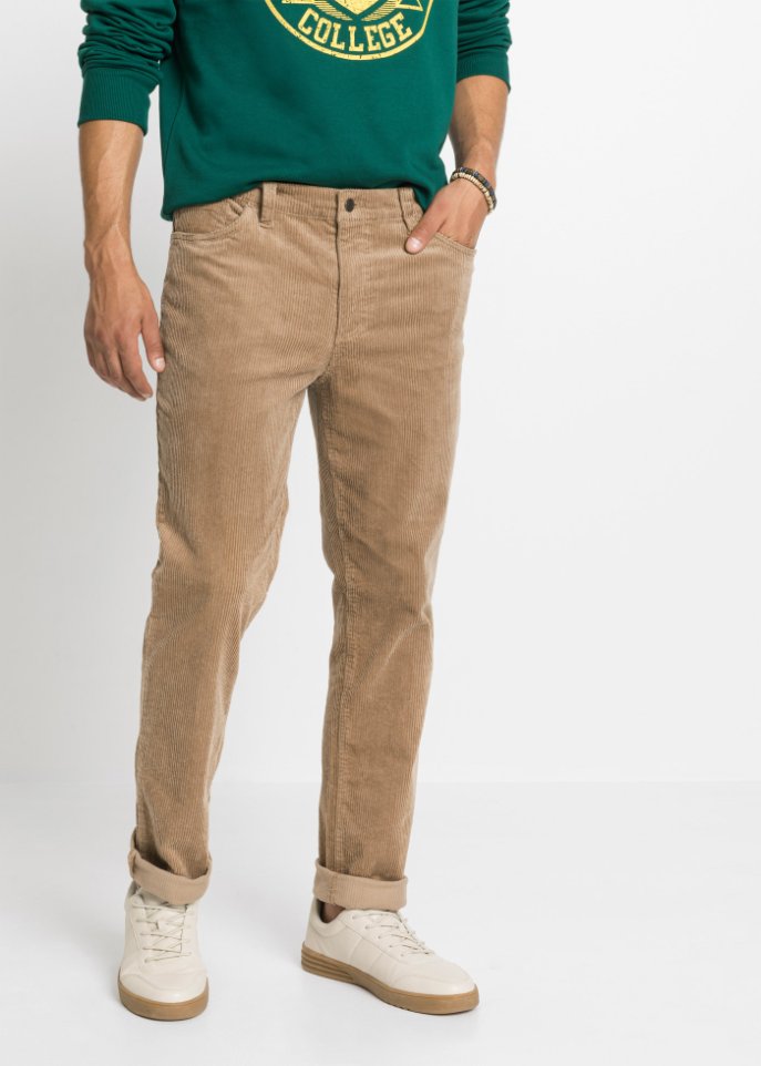 Regular Fit Stretch-Cordhose mit Komfortschnitt