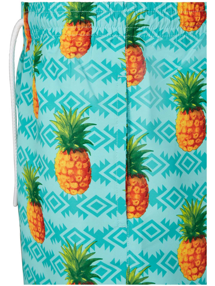 Urban Classics Urban Classics Badeshorts in pineapple aop günstig kaufen
