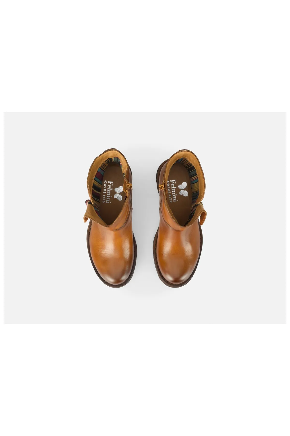 Felmini  Stiefelette - Braun - Blockabsatz