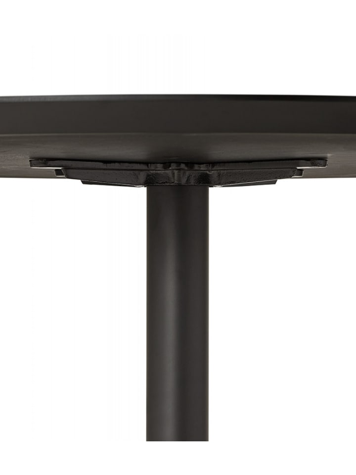 KADIMA DESIGN Hochtisch Schwarz Holz Metall | Bartisch für 4 Personen in Schwarz günstig kaufen onesize