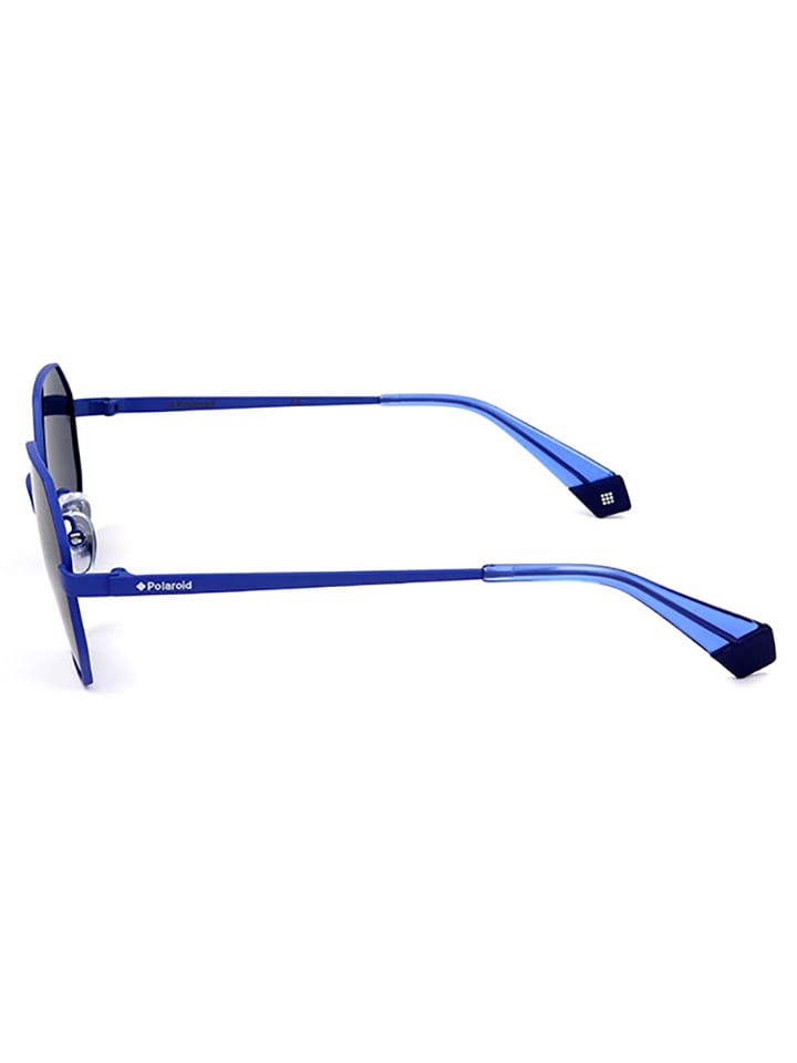 Polaroid Herren-Sonnenbrille in Dunkelblau/ Blau günstig kaufen 53