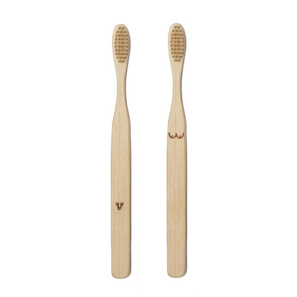 NUDIE BAMBOO TOOTHBRUSH SET - Zahnpflege