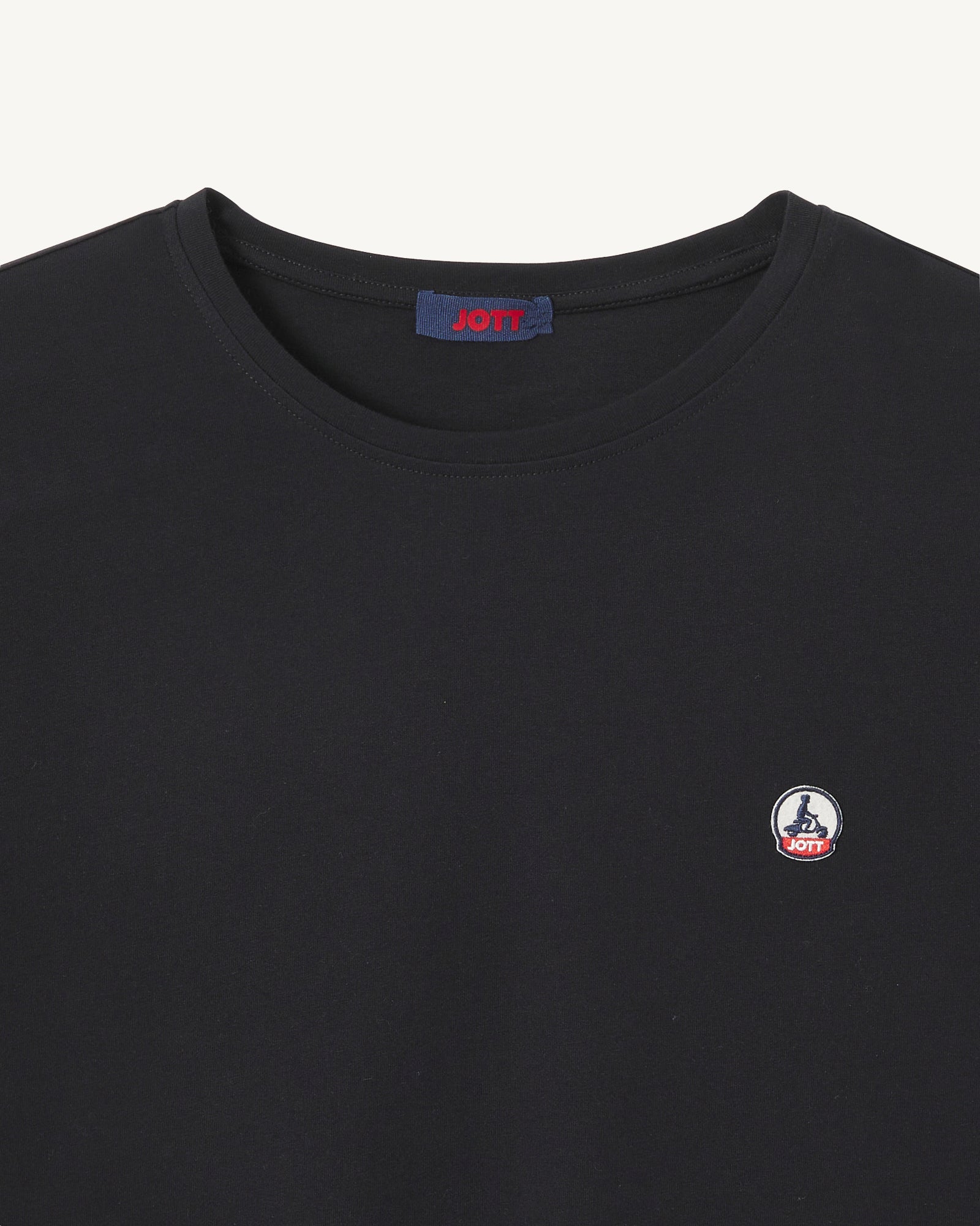 T-shirt homme en coton biologique Noir Pietro