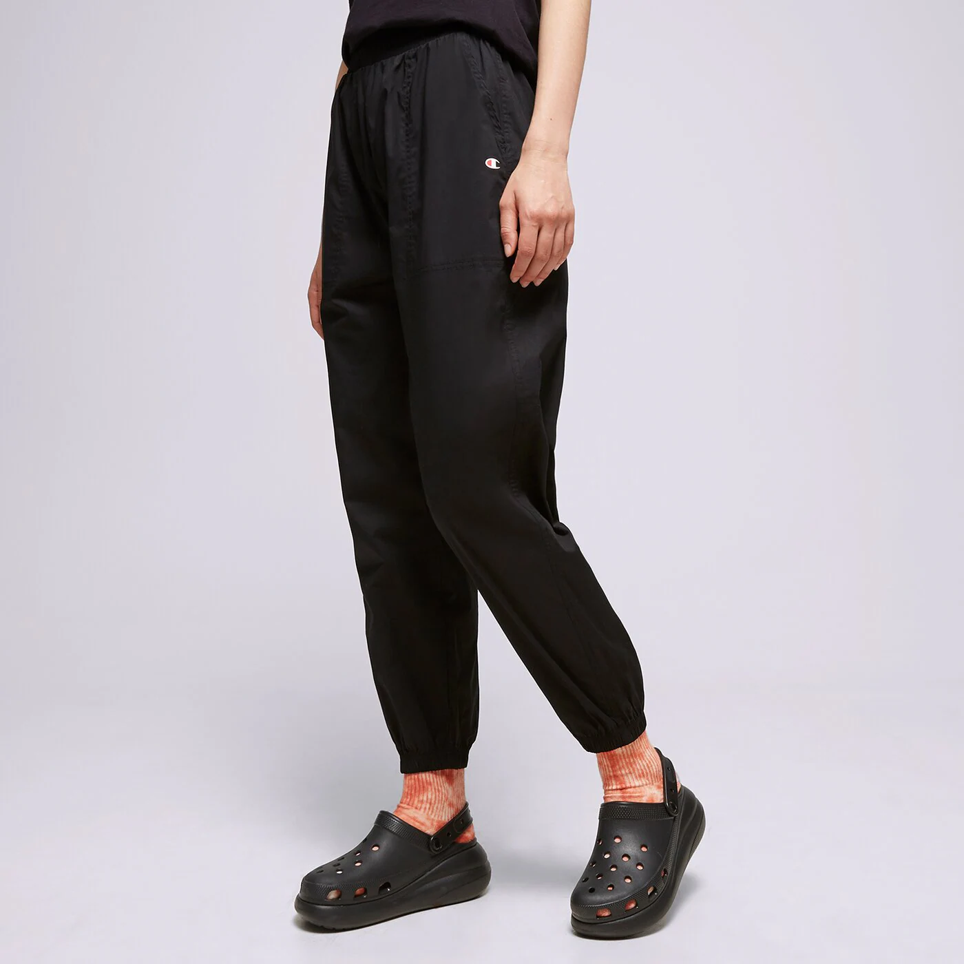 CHAMPION HOSE ELASTIC CUFF PANTS Schwarz