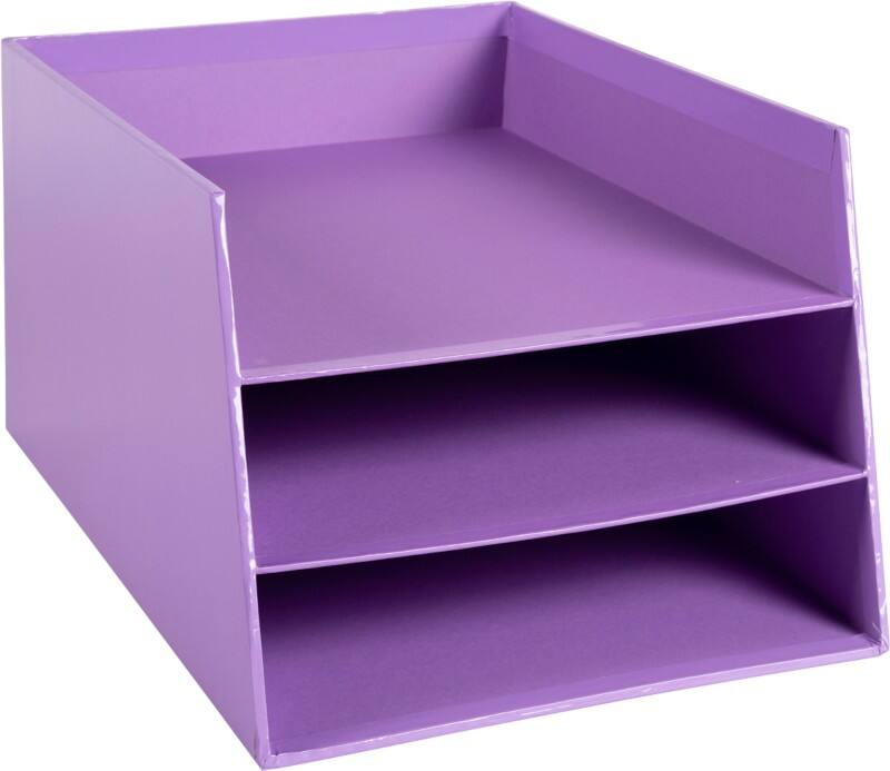 Exacompta Aquarel Briefablage DIN A4  Pappkarton Mauve