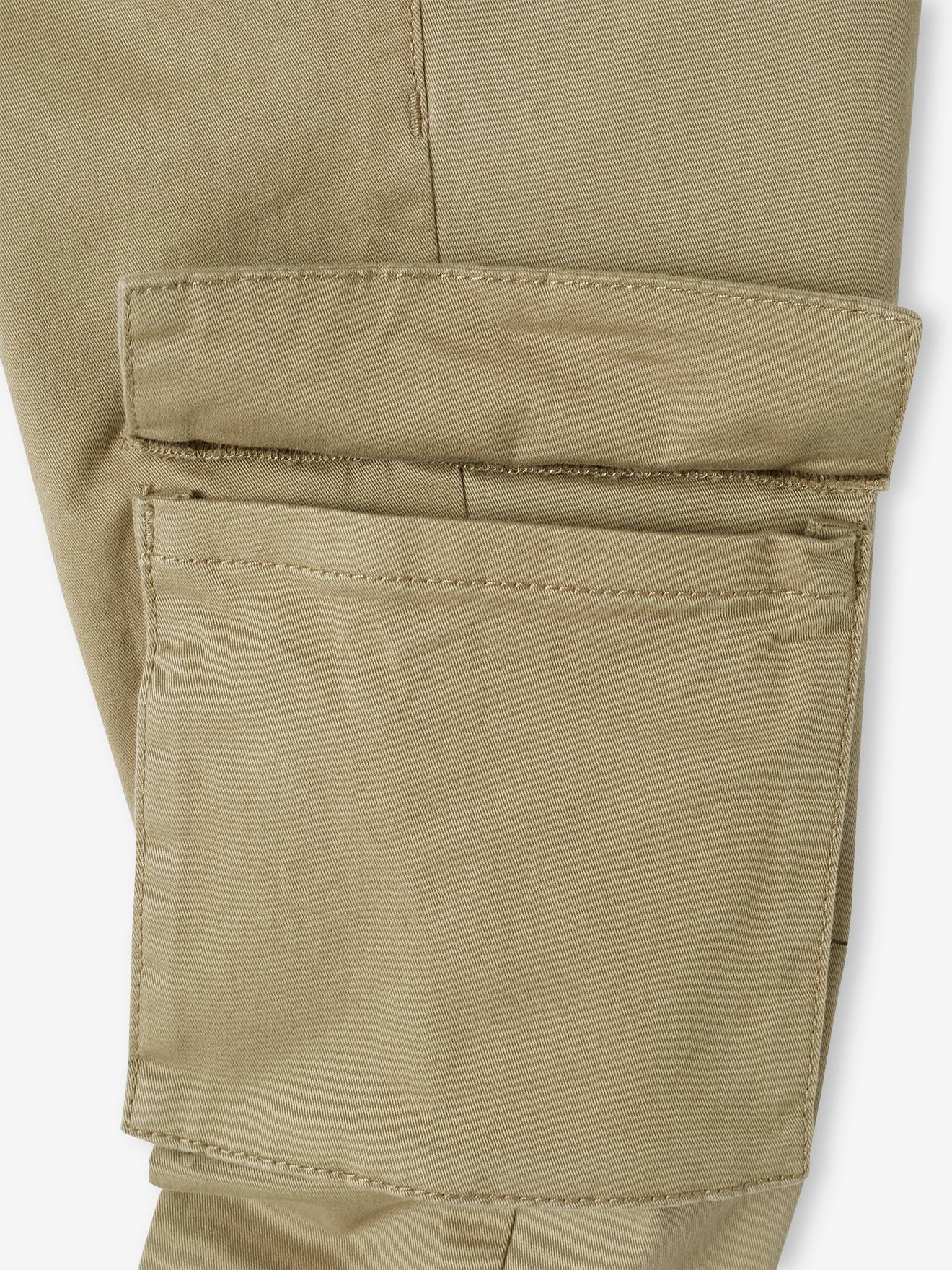 Pantalon cargo MorphologiK facile à enfiler garçon Tour de hanches FIN bronze