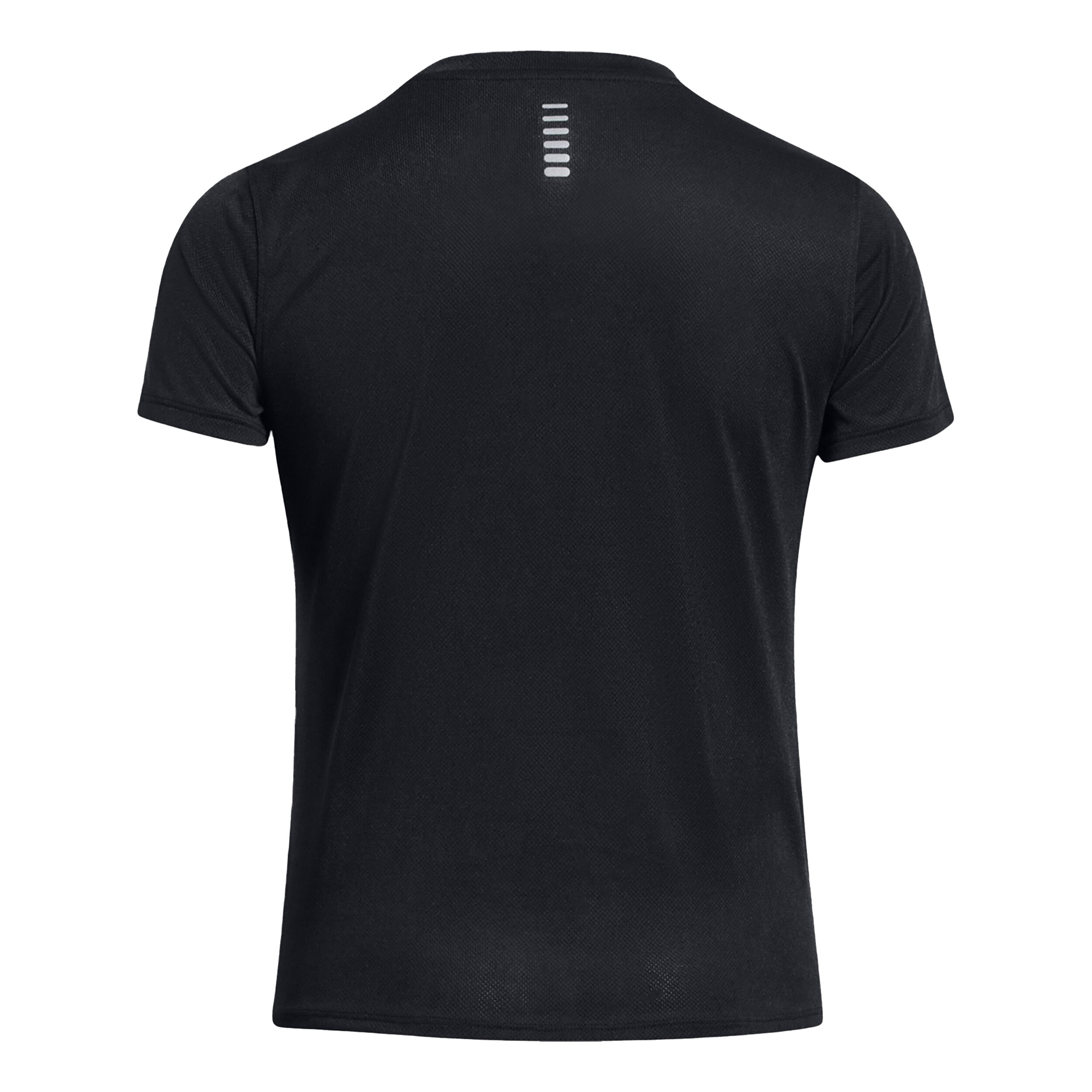 Streaker Splatter SS Laufshirt Damen - Schwarz