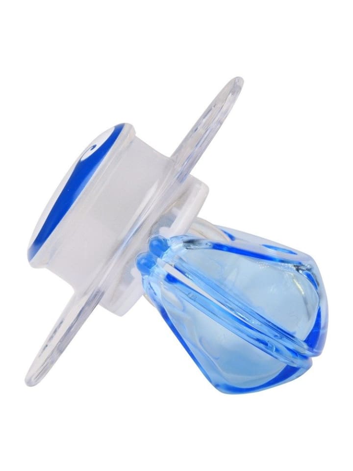 RaZbaby Schnuller für Neugeborene aus Silikon mit automatische Klappe 0-36M in Blau günstig kaufen onesize