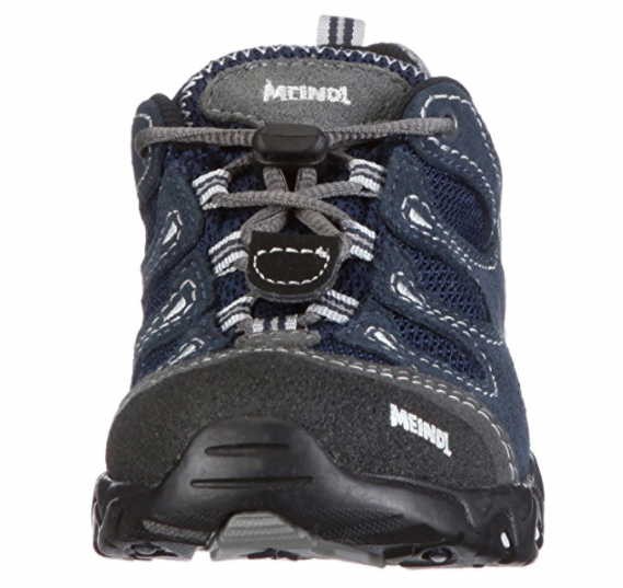 MEINDL Jungen Halbschuhe blau marine/silber Velour/Mesh