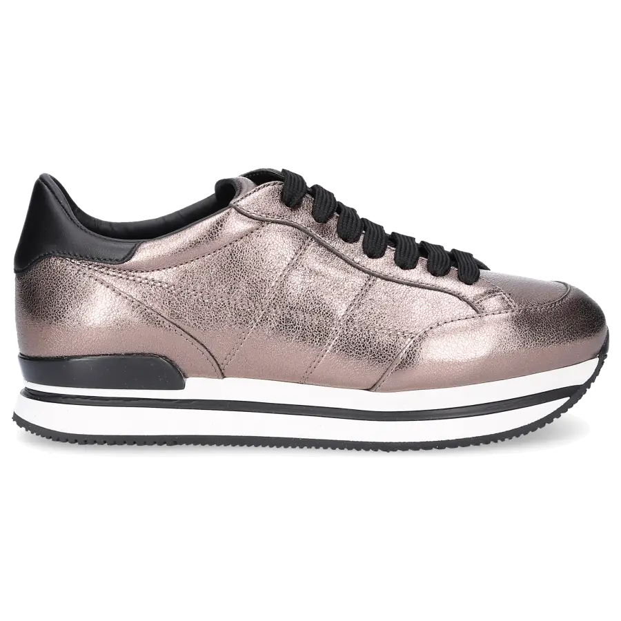 Hogan - Sneaker low Glattleder Logo bronze - braun