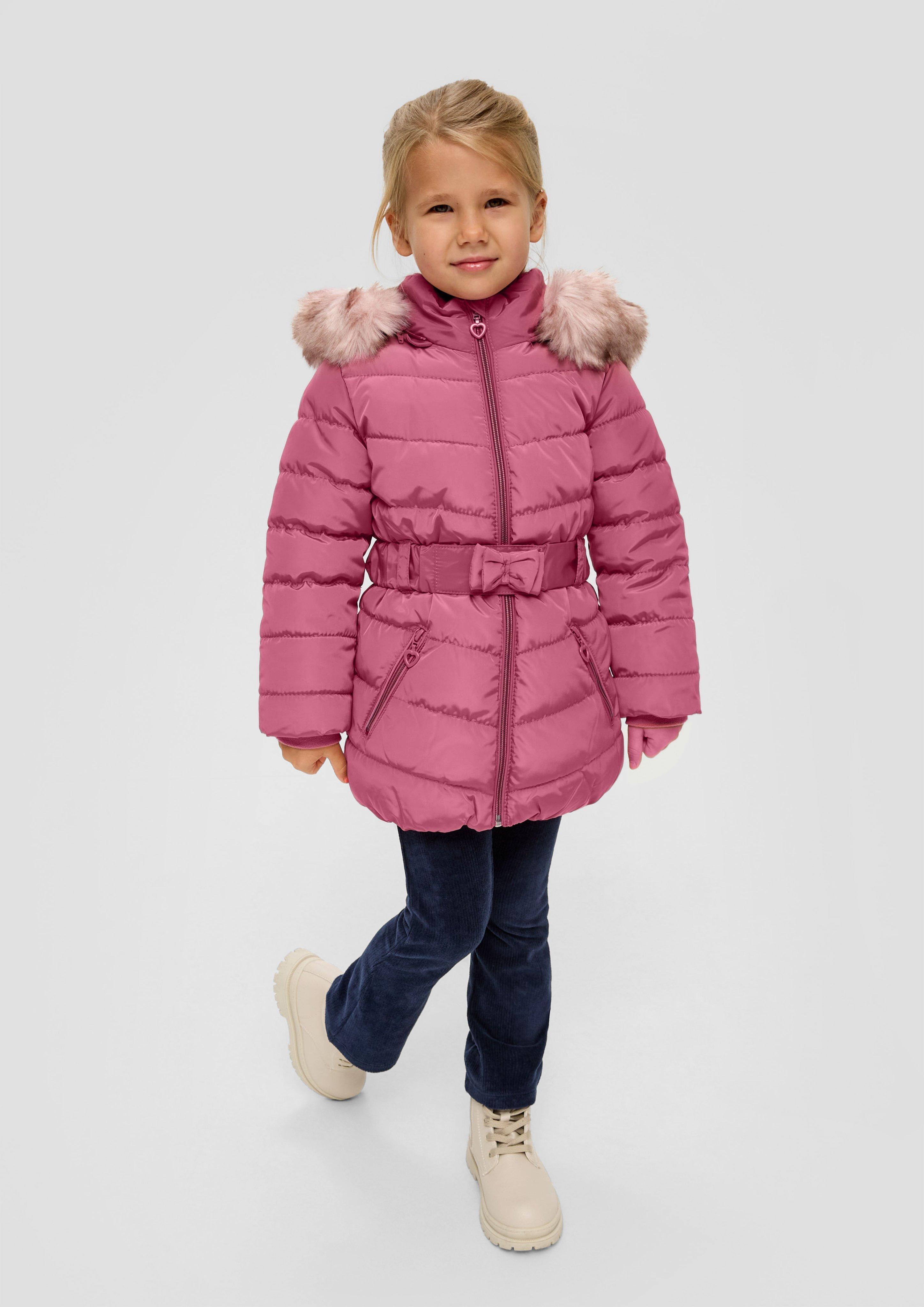 Steppjacke mit Schleifen-Detail  2132159-4592