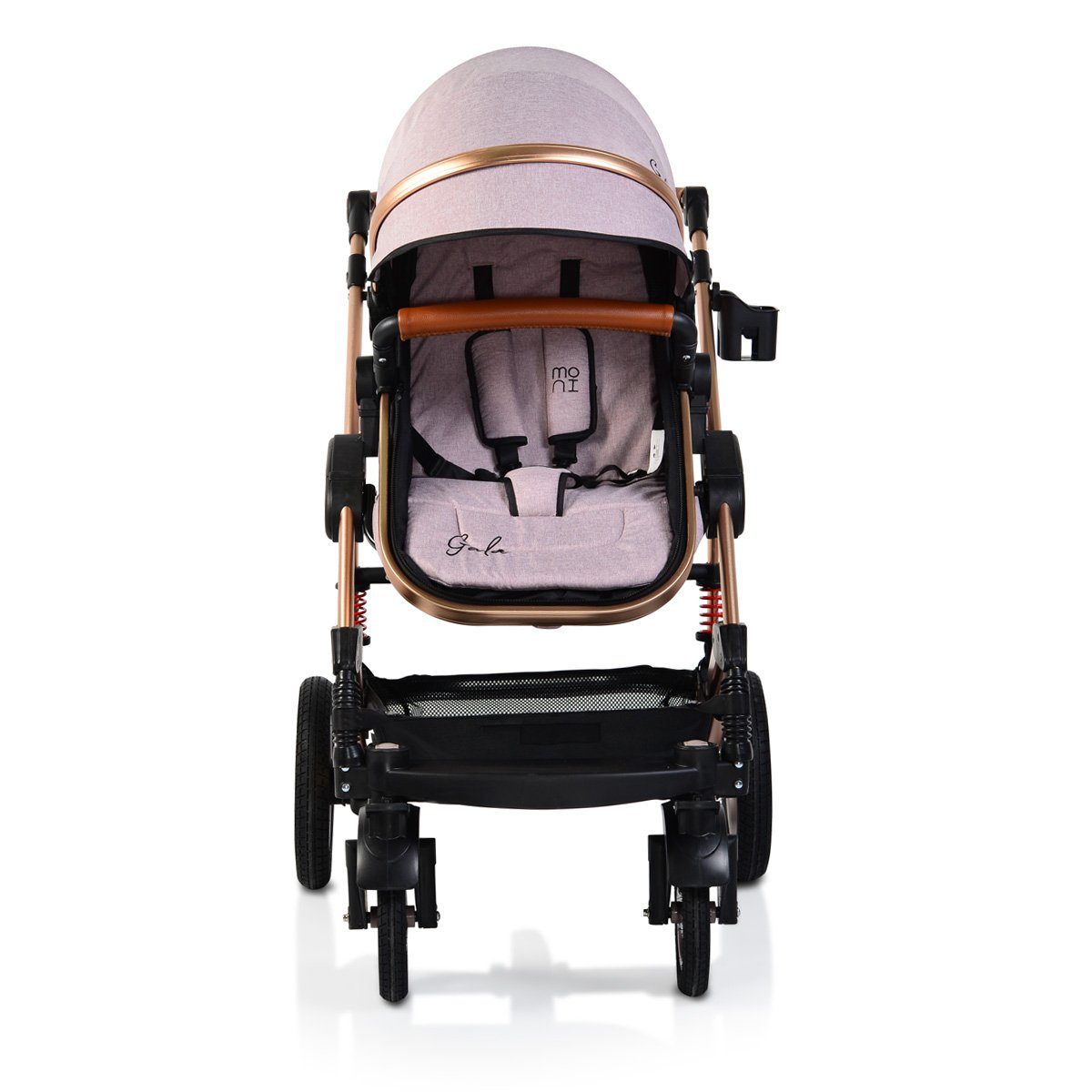 Moni Kombi-Kinderwagen Kinderwagen Gala, Tragetasche Sportsitz umbaubar Wickeltasche Sitz umkehrbar