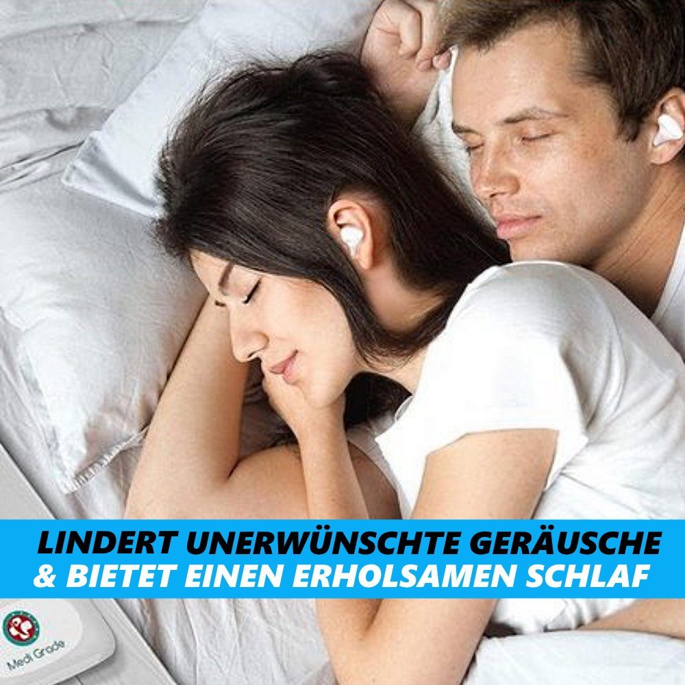 MAVURA Gehörschutzstöpsel SoundGuard Gehörschutz Stöpsel Silikon Ohrstöpsel Schlafen Lärm, Konzert Ohr Stöpsel Schwimmen wiederverwendbar [8 Paar]