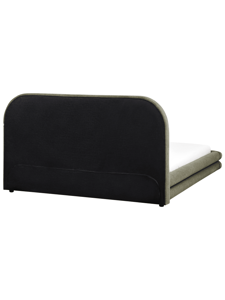 Beliani Doppelbett LAVARDENS in Grün/Schwarz - (W) 181 x (H) 107 x (L) 222 cm günstig kaufen onesize