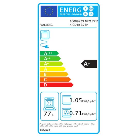 Φούρνος Pyrolyse VALBERG MFO 77 PK CDTR 37