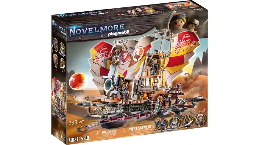 PLAYMOBIL 71023 - Novelmore - Sal'ahari Sands - Sandsturmbrecher