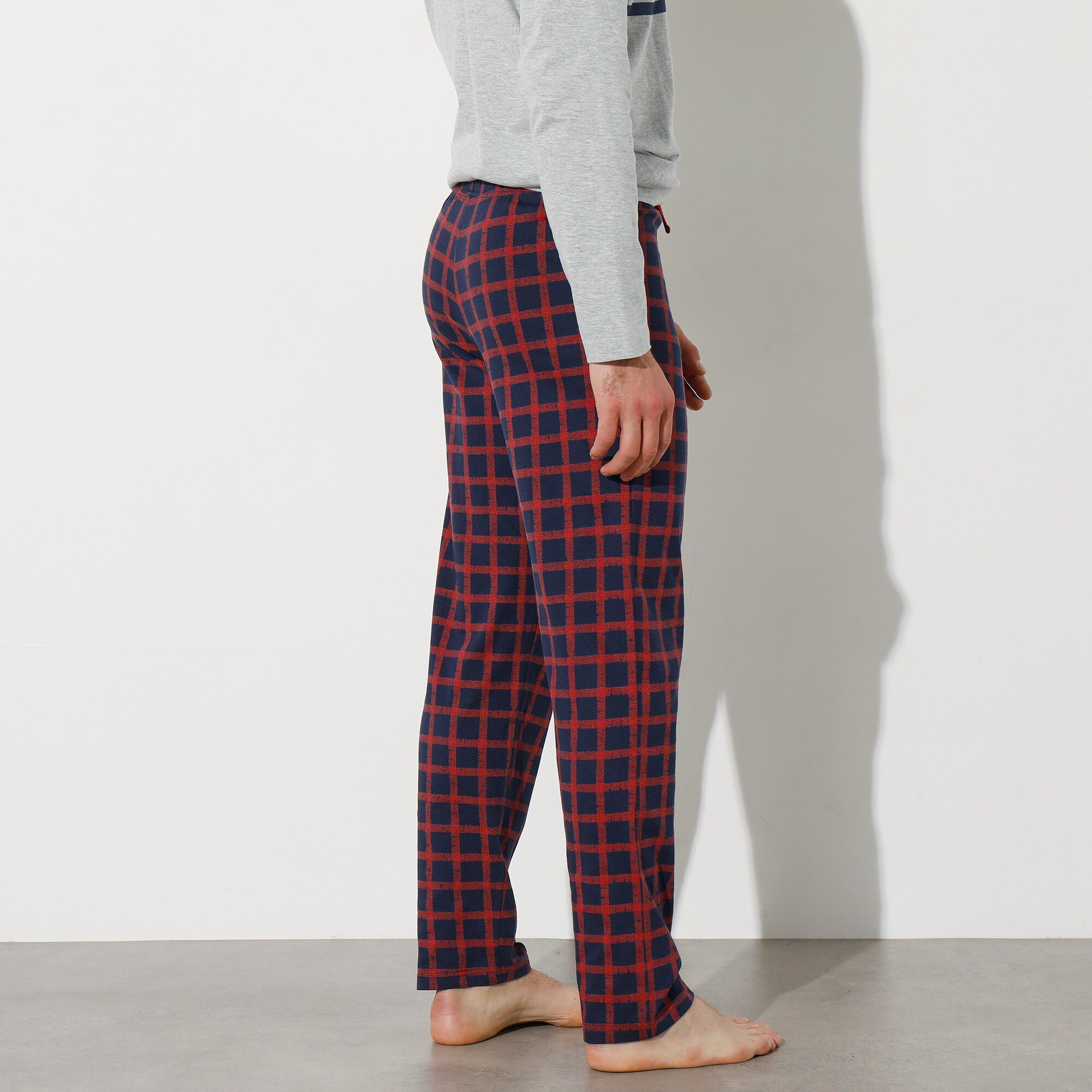 Pantalon pyjama imprimé carreaux