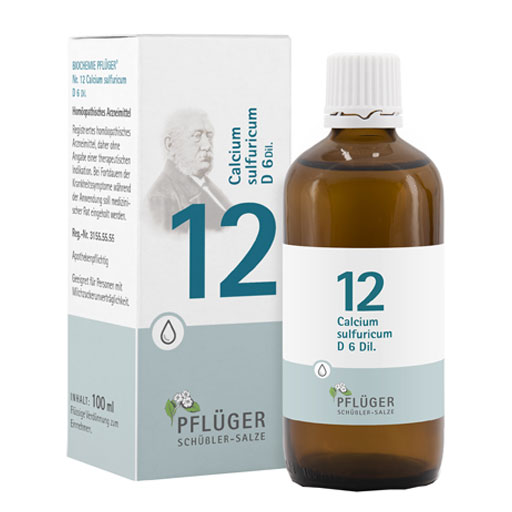 BIOCHEMIE Pflüger 12 Calcium sulfuricum D 6 Tropf.  100 ml  Tropfen