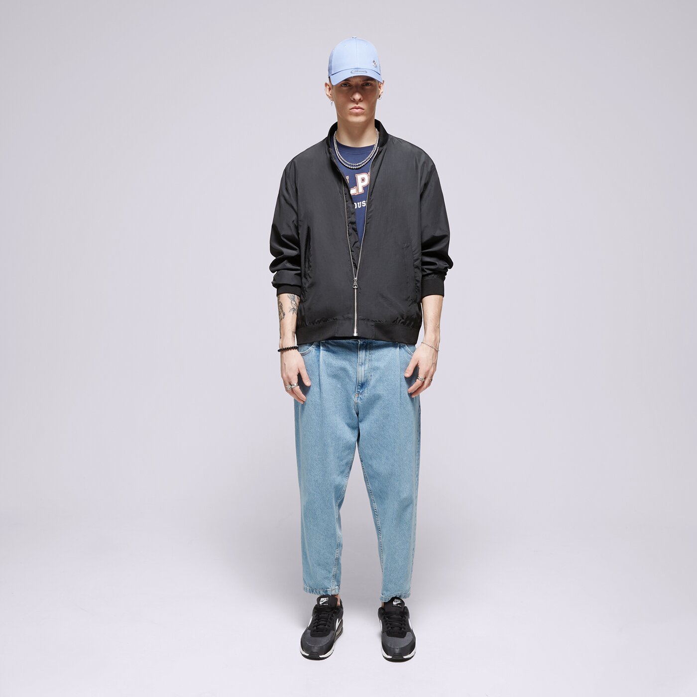 ALPHA INDUSTRIES T-SHIRT COLLEGE T Dunkelblau