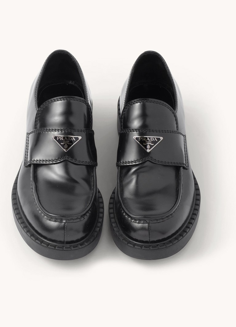 Prada Chocolate leather loafer