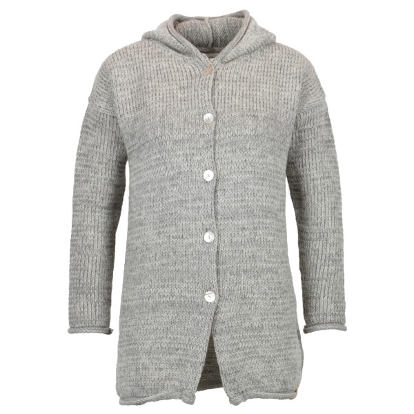 Albmerino - Women's Kapuzen Jacke Mouline - Wolljacke