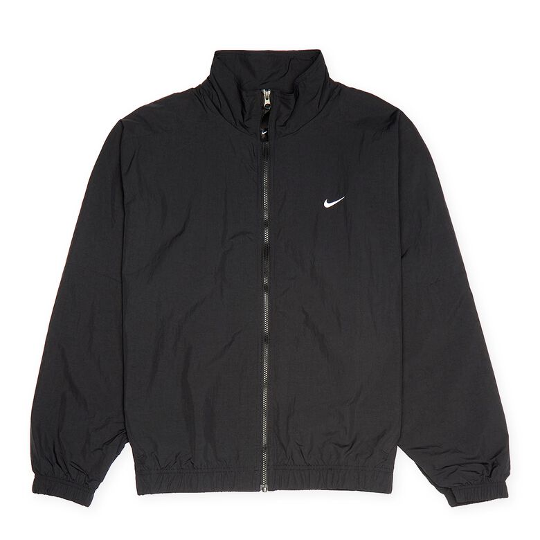 NIKE Solo Swoosh Woven Track Jacket Plain black/white