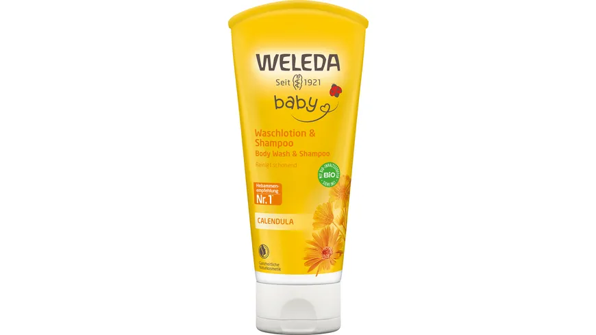 Weleda baby CALENDULA Waschlotion & Shampoo 200 ml