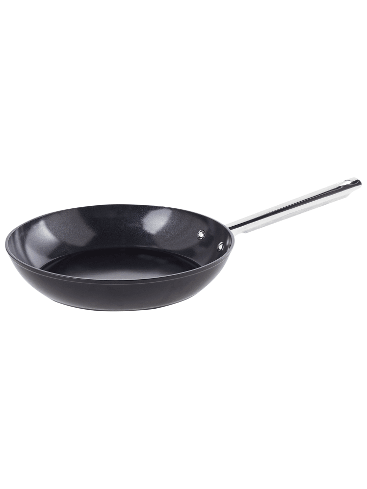 Beliani 10-tlg Kochgeschirr ELITE PRO in Schwarz/Silber günstig kaufen onesize