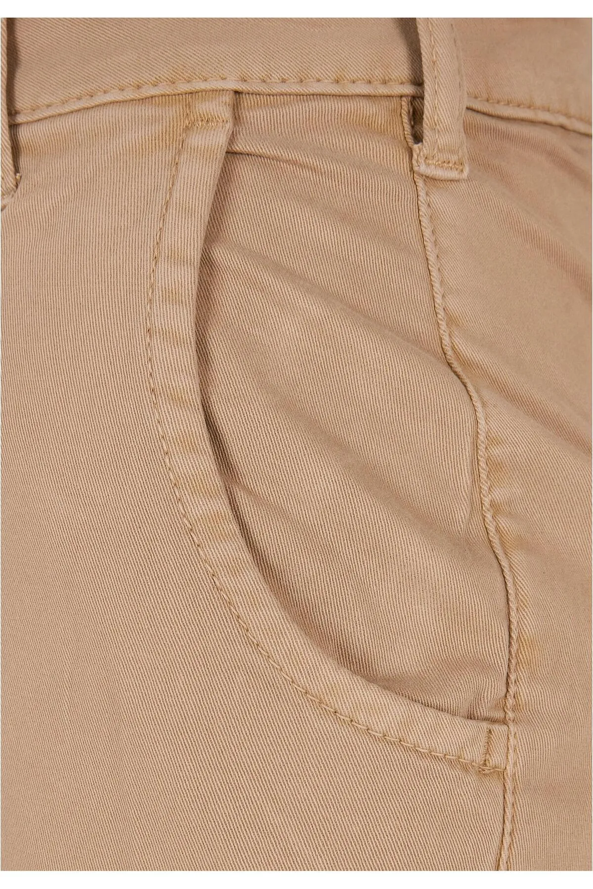 Urban Classics  Damen Cargohose mit hoher Taille für Damen