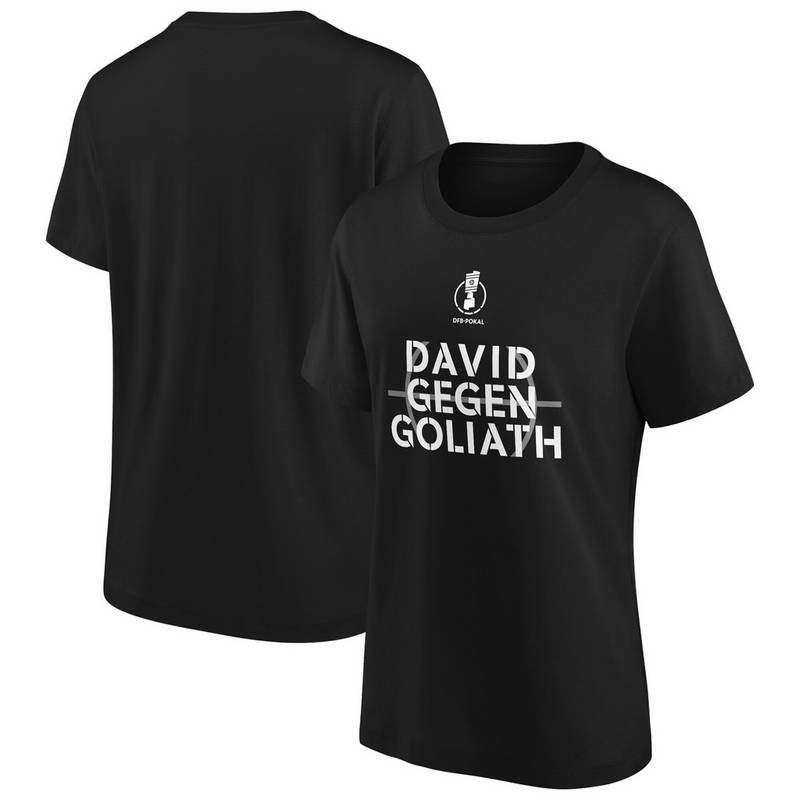 Fanatics Branded DFB Pokal David Gegen Goliath Grafik T-Shirt Damen