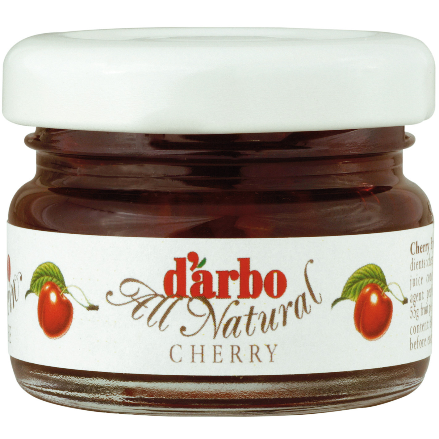 d'arbo Naturrein Kirsche Konfitüre Extra Minigläser 60x28g