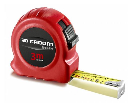 Facom 893B.319PB Obojstranný zvinovací meter s ABS puzdrom 3 m 19 mm