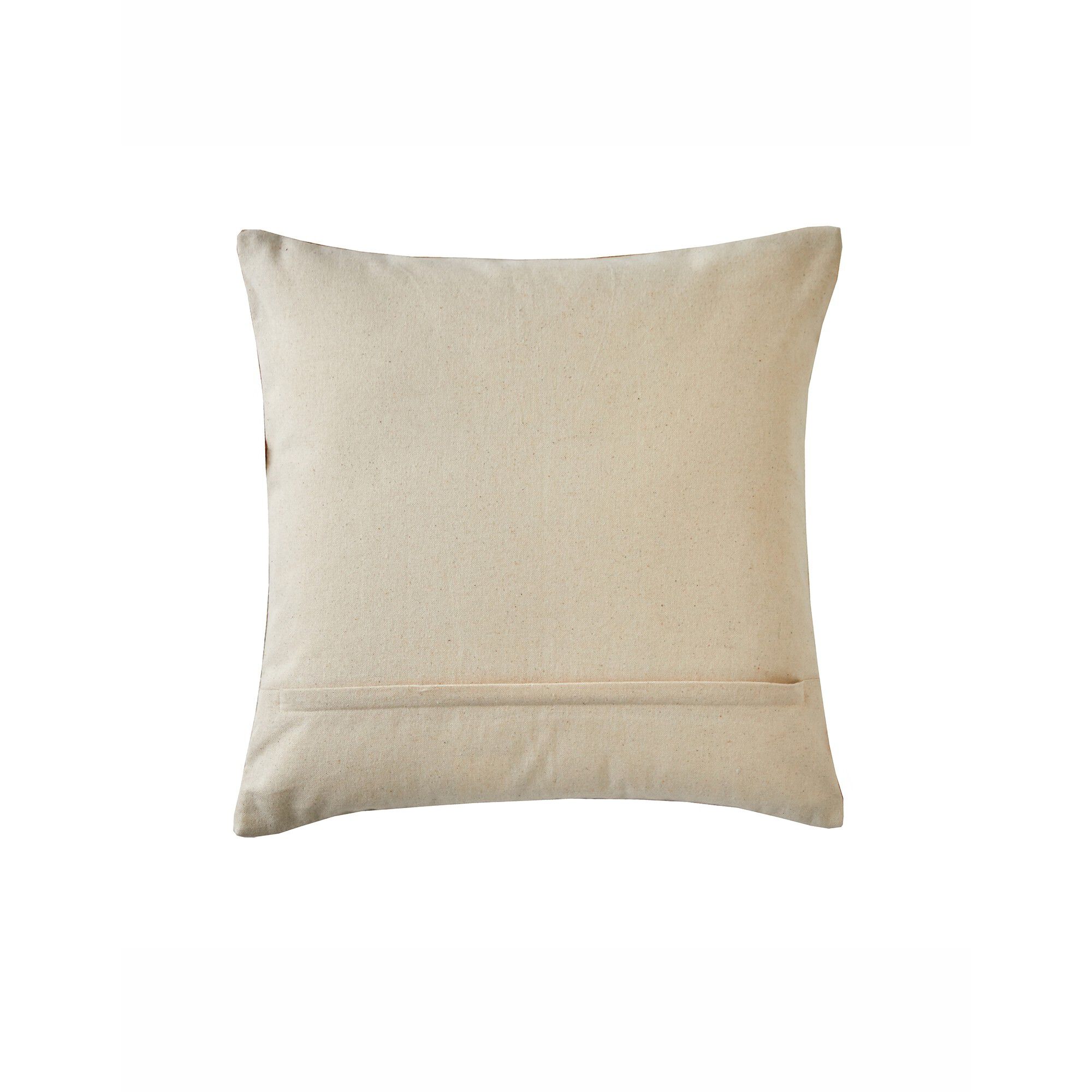 Coussin brodé et tufté