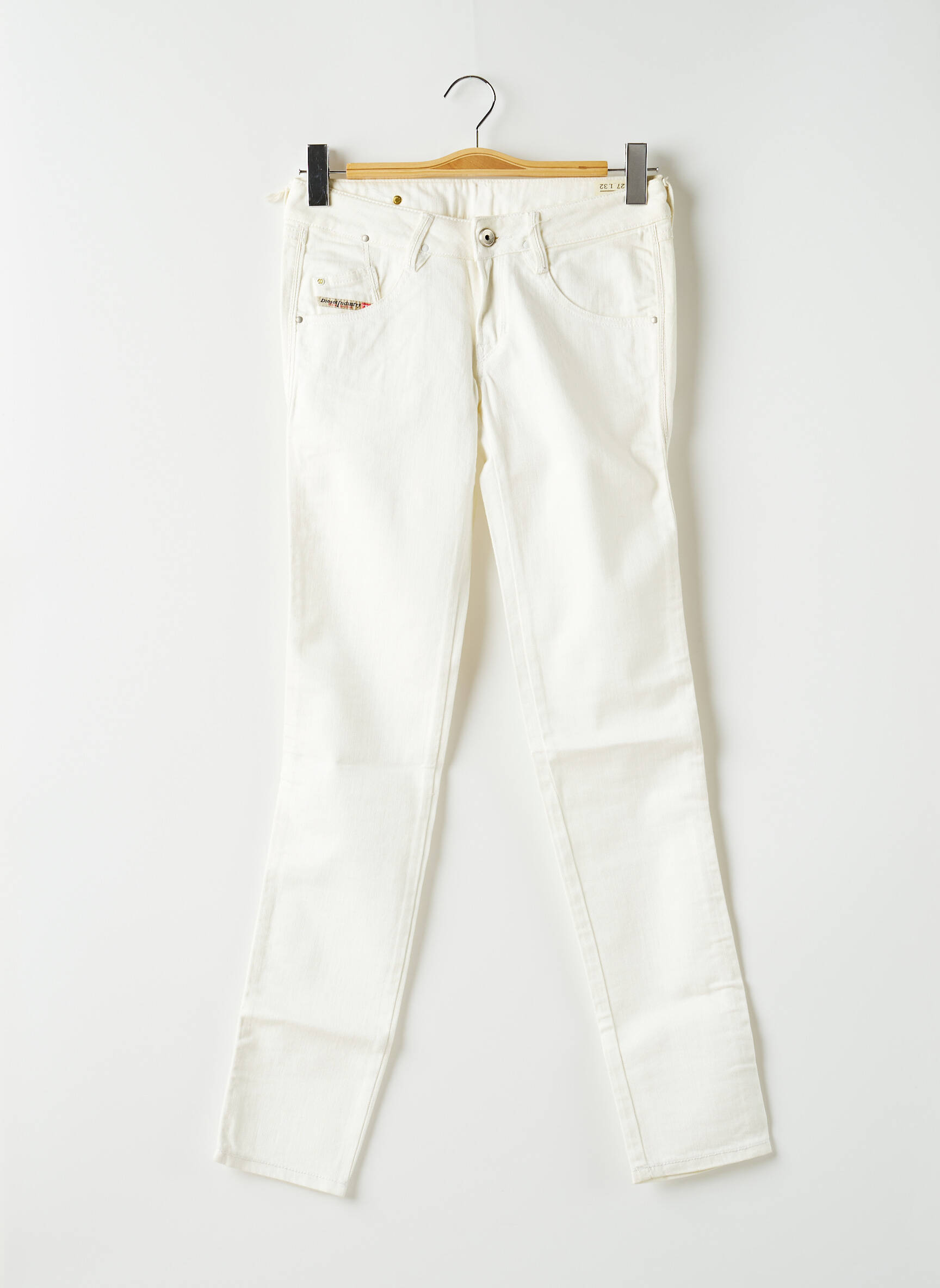 Diesel Jeans Coupe Slim Femme couleur beige