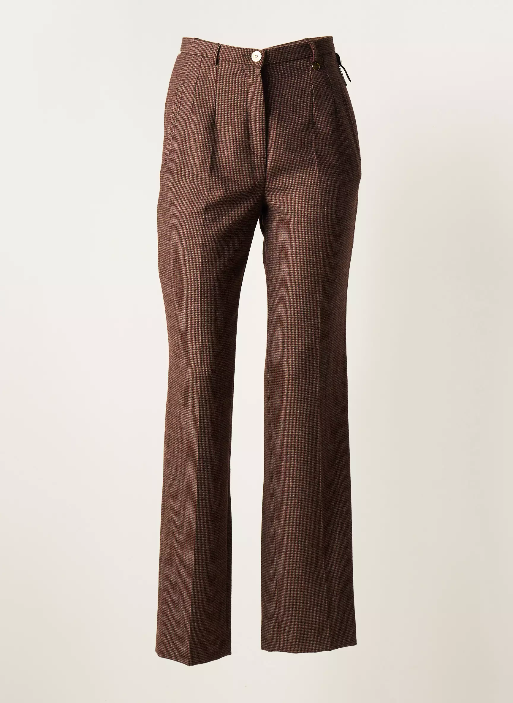 Bruno Saint Hilaire Pantalons Droits Femme couleur rouge