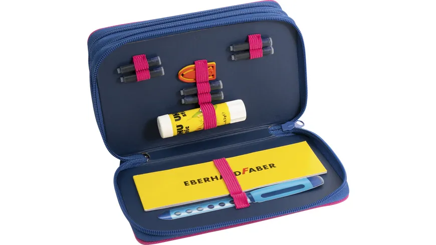 EBERHARD FABER  Triple Decker Schüleretui Schmetterling pink