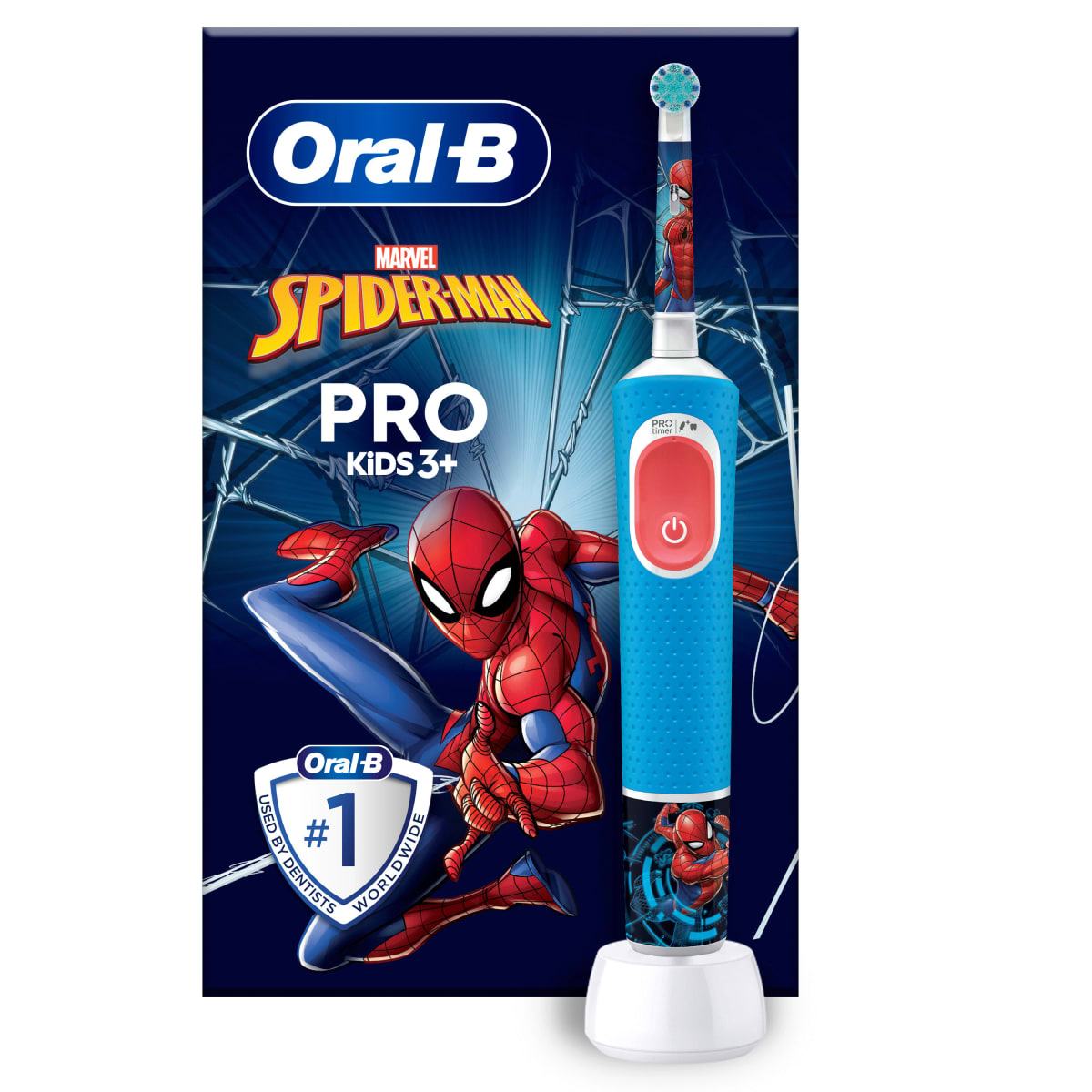 Elektrische Zahnbürste Vitality PRO Kinder Spiderman, ab 3 Jahren, 1 St