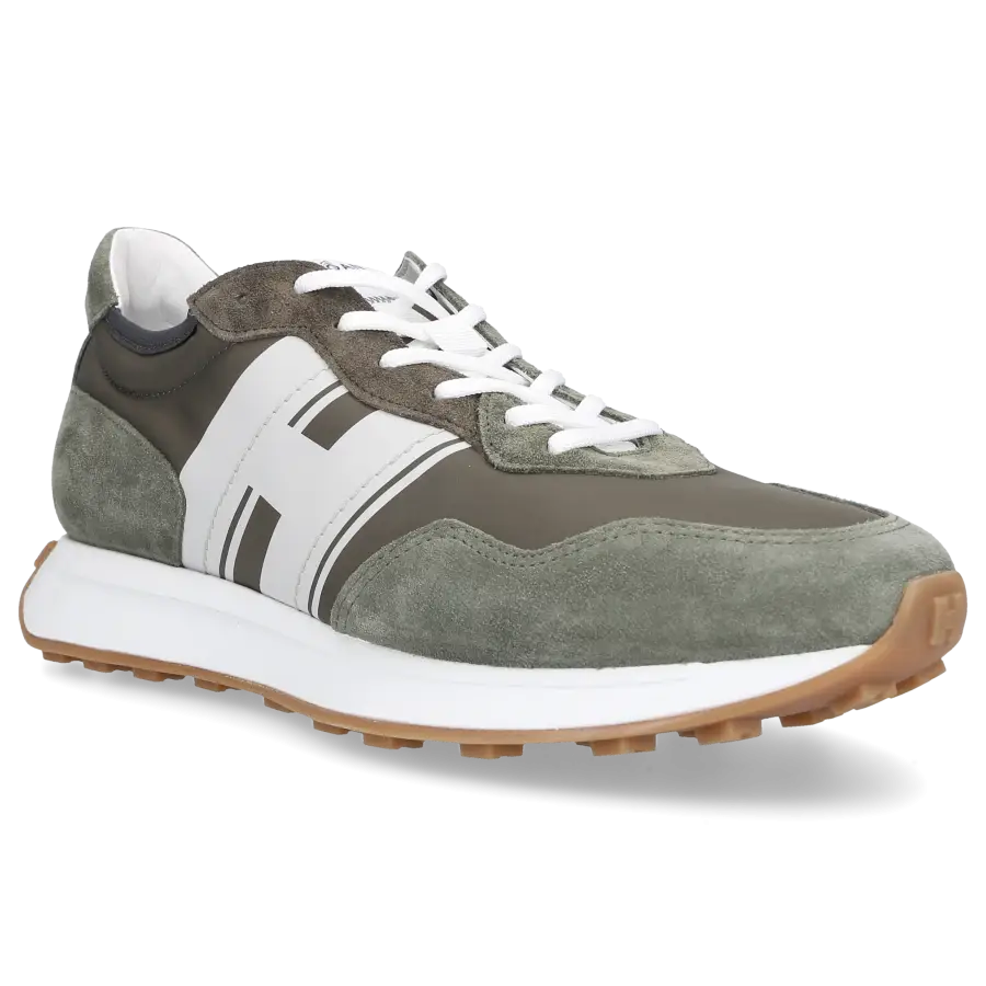 Hogan - Sneaker low H601 Veloursleder Textil - grün