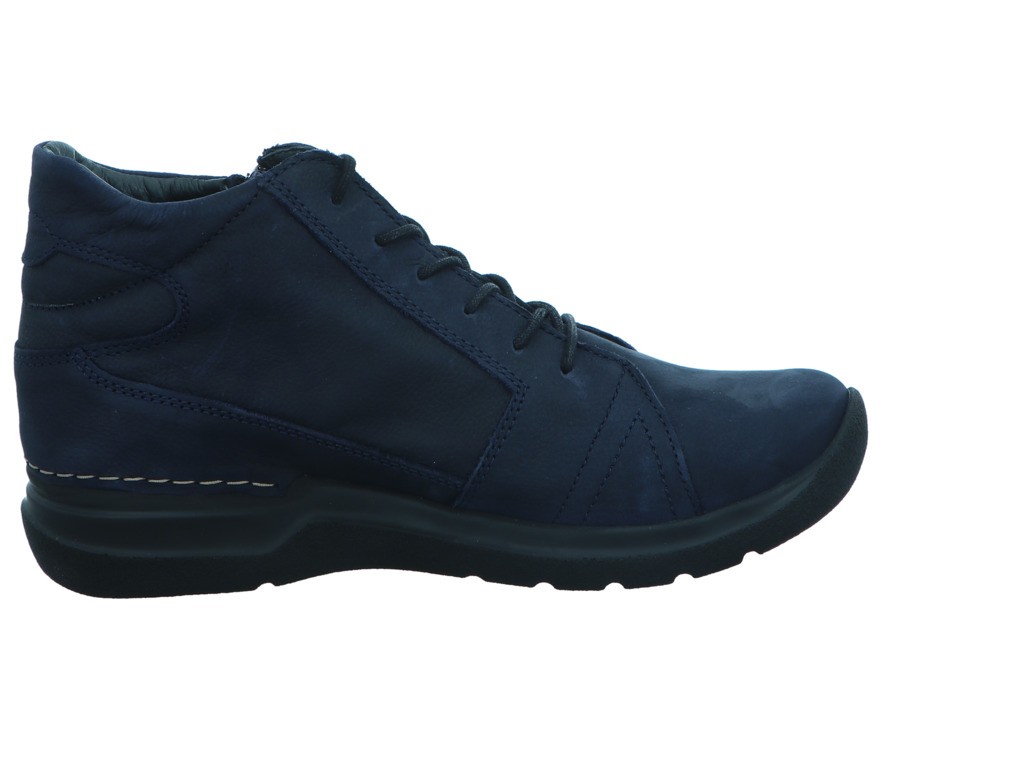 WOLKY Schnür-Stiefeletten blau Wally
