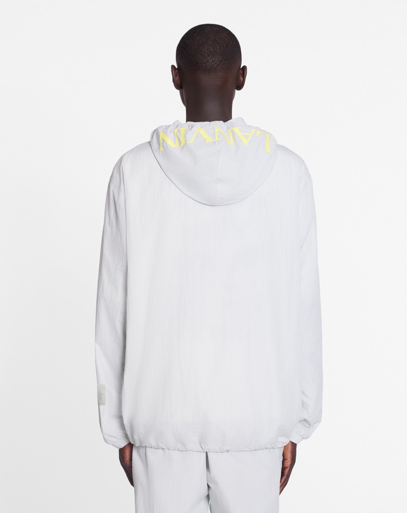 HOODIE ZIPPÉ À BANDES CONTRASTÉES LANVIN X FUTURE